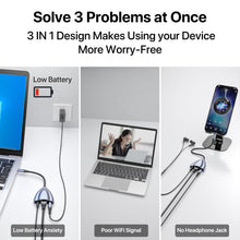Load image into Gallery viewer, CIXUN USB C to Ethernet Adapter with Charging Port