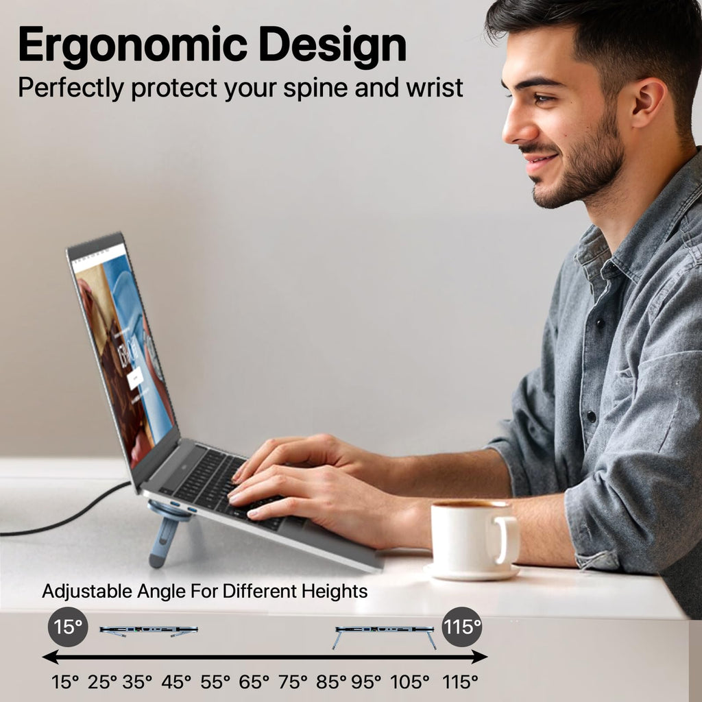 USB C Laptop Docking Station Stand