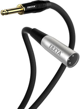 Load image into Gallery viewer, EBXYA XLR Male to 1/4 Inch TS Mono Unbalanced Cable 6 Ft 2 Packs