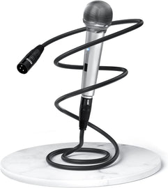 EBXYA XLR Cable 3 Ft 4 Pack, Premium XLR Male to Female Microphone Patch Cables 3 Pin Mic Cords DMX512 Lighting Cable Compatible with Speakers, Mixer, Stage Lighting