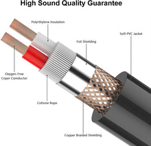Load image into Gallery viewer, XLR to USB Cable, EBXYA 10 ft USB to XLR Microphone Cable 3 Pin XLR Female Cables Adapter with USB to Type-C Adapter Cord for Audio Recording Karaoke Live Podcast
